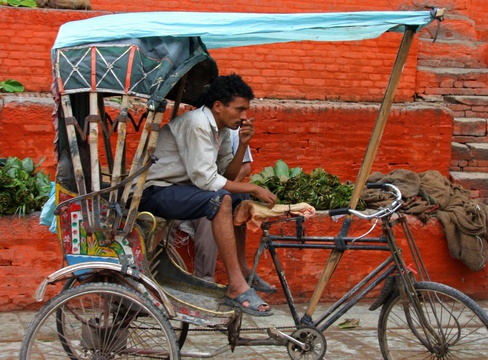 Rickshaw, Thamel, Nepal