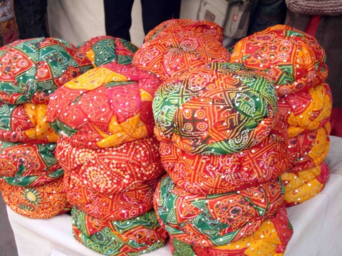 Colourful turbans, Rajasthan, India