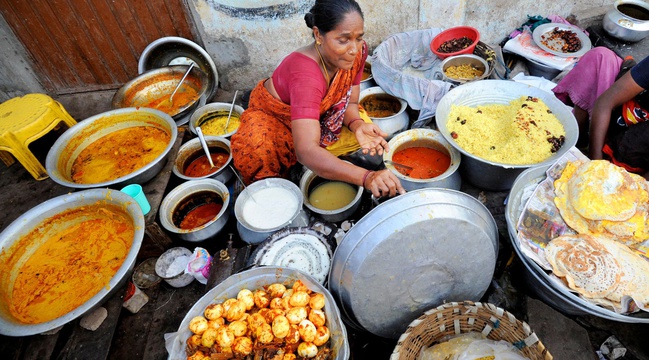 Street food, India